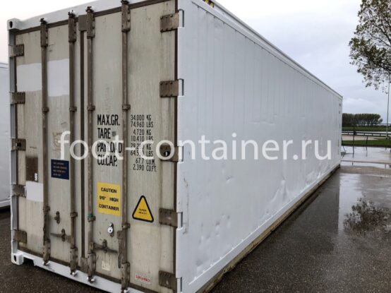 Рефконтейнер 40 футов высокий 2002 г.в. (40′ Reefer Container High Cube | 40′ RCHC/RFHC) (Фото 1) Рефконтейнер 40 футов высокий 2002 г.в. (40′ Reefer Container High Cube | 40′ RCHC/RFHC) (Фото 1)