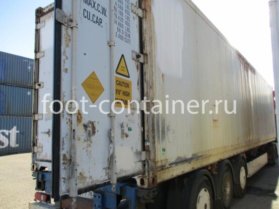 Рефконтейнер 40 футов высокий 1998 г.в. (40′ Reefer Container High Cube | 40′ RCHC/RFHC) (Фото 3) Рефконтейнер 40 футов высокий 1998 г.в. (40′ Reefer Container High Cube | 40′ RCHC/RFHC) (Фото 3)